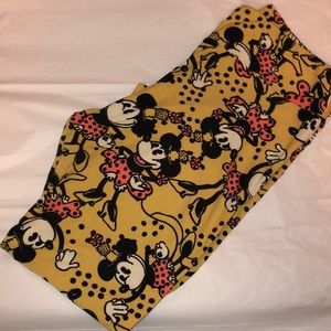 Luluroe vintage Minnie leggings TC ! READ BELOW !